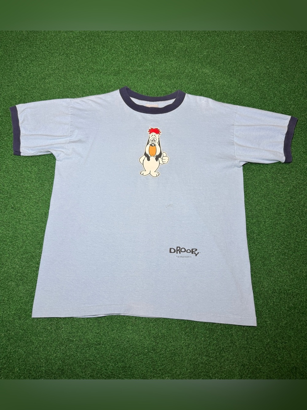 Droopy Dog Tom & Jerry Cartoon Network Vintage Stanley Desantis Large T Shirt